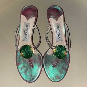 Gorgeous Metallic Jimmy Choos